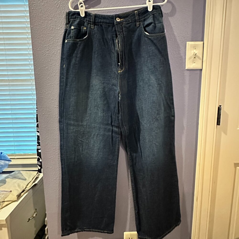 Anthropologie Pilcro The Annie Wide-Leg Jeans, Size 32